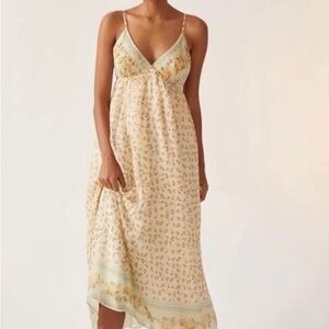 Let Me Be Anthropologie Floral Maxi Dress